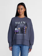 Women's Halloween Salem Book Club Graphic Fleece from Way to Celebrate, Sizes S-4X