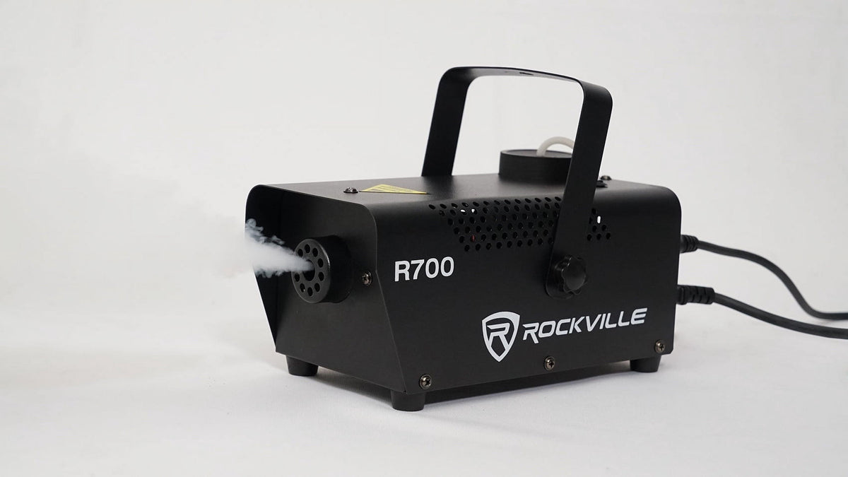 Rockville R700 440W Water-Based Fog Machine, 3000 CFM Output, Wired and Wireless Timer Remotes, for Haunted Houses and E