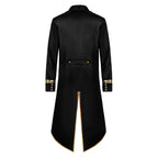 Men LYXSSBYX Mens Jackets Fall Fashion Halloween Men's Costume Men's Mid Length Retro Tuxedo Costume