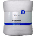 Mainstays 1.5 Yards 100% Polyester Lux Anti-pill Fleece Solids, 60" Wide for Crafts