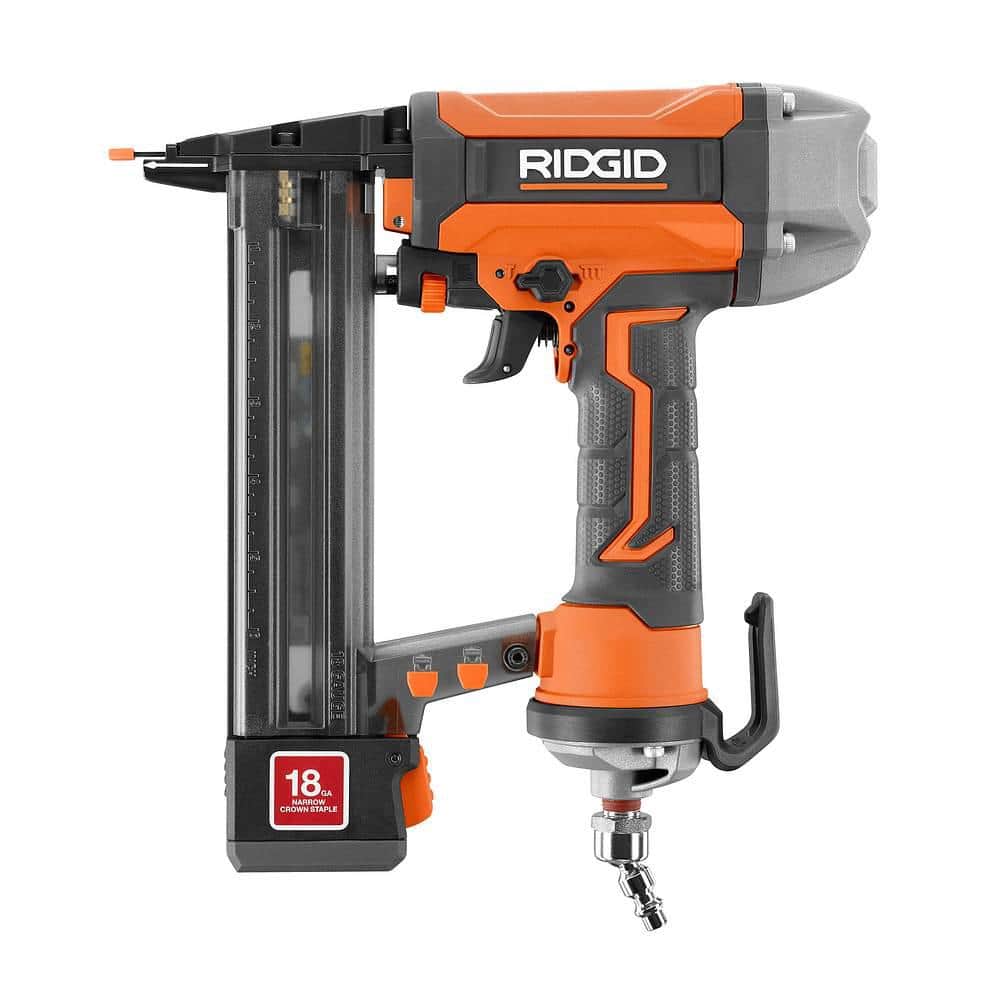 RIDGID 6 Gal. Portable Electric Pancake Air Compressor With 18GA Brad Nailer, 16GA Finish Nailer And 18GA Finish Stapler