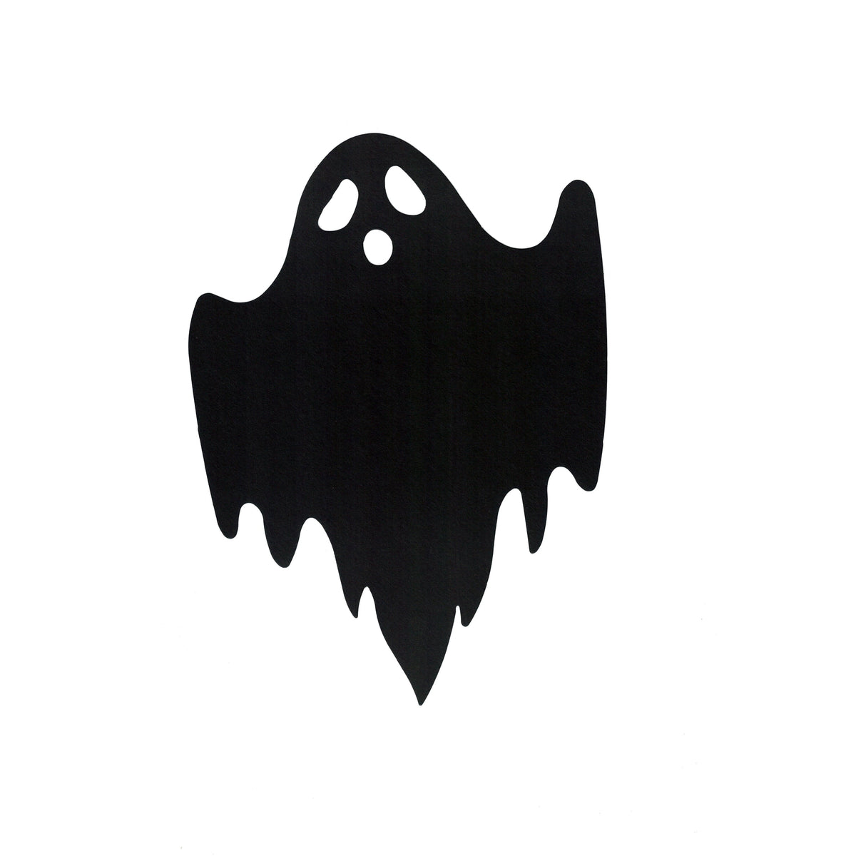 Paper Ghost Cutouts Decoration, Black, 12 Pieces, Halloween by Way To Celebrate