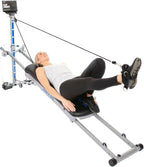 Total Gym Full Body Workout System, 8 Resistance Levels, Black - APEX