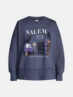 Women's Halloween Salem Book Club Graphic Fleece from Way to Celebrate, Sizes S-4X