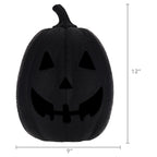 My Texas House Halloween Jack-o'-Lantern Tabletop Decoration, Black, 13"