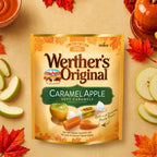 Werther's Original Limited Edition Fall Harvest Caramel Apple Soft Caramels, 8.57 oz Bag