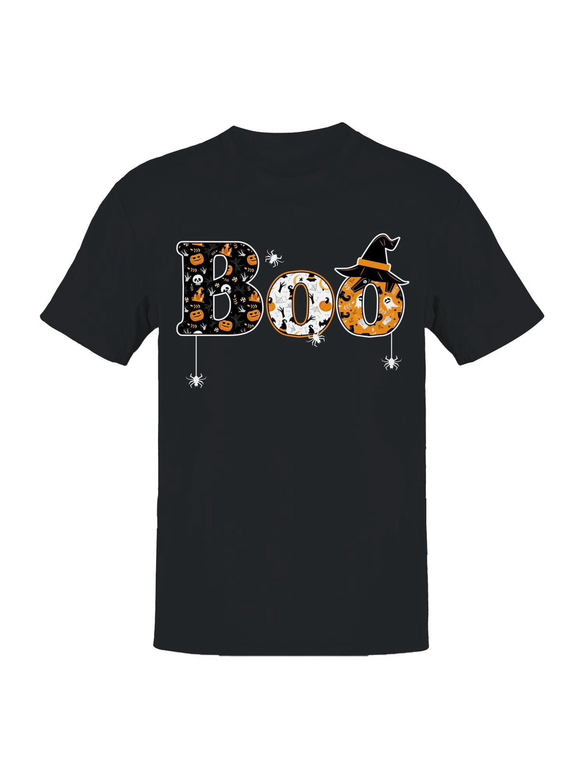 Boo In Halloween T-Shirt Men -Smartprints Designs, Male Large