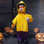 Joyfy Halloween Decorations Outdoor, Sound Activated with LED Eyes & Sound & Motion, Decor for Yard Farm Garden Indoor H