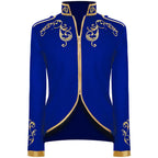 Men LYXSSBYX Mens Jackets Fall Fashion Halloween Men's Costume Men's Mid Length Retro Tuxedo Costume