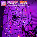 66FT 200 LED Halloween Lights, Halloween Lights Outdoor with 8 Lighting Modes, Waterproof Halloween String Lights for Ch