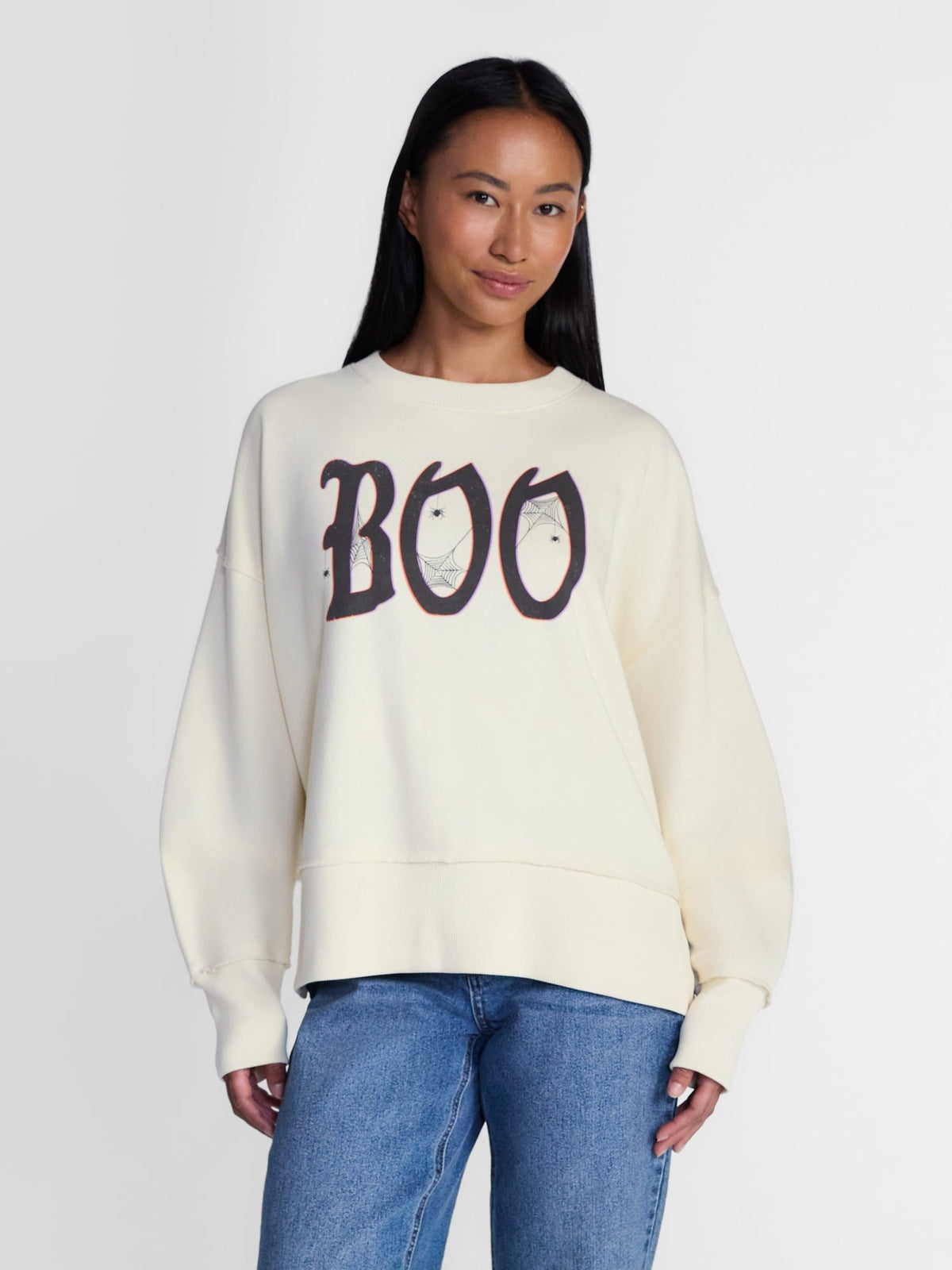 Women's Halloween Salem Book Club Graphic Fleece from Way to Celebrate, Sizes S-4X