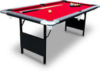 Hathaway Fairmont Portable Pool Table 6 Ft, 76 x 43.25 x 32 in - BG2574
