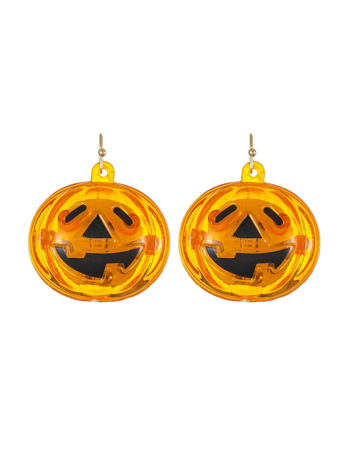 Way to Celebrate Light-up Jack-O-Lantern Halloween Earrings, 1 Pair