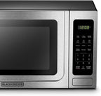 BLACK+DECKER 1.4 Cu Ft 1000 Watt Countertop Microwave Oven, Stainless Steel
