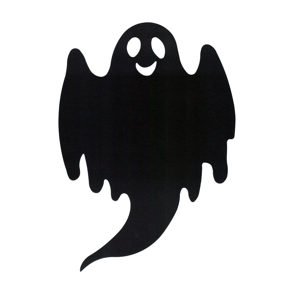 Paper Ghost Cutouts Decoration, Black, 12 Pieces, Halloween by Way To Celebrate