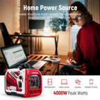maXpeedingrods 4000 Peak Watt 3200 Running Watt Portable Gas Inverter Generator With Bluetooth App, RV Ready, CO Alarm -