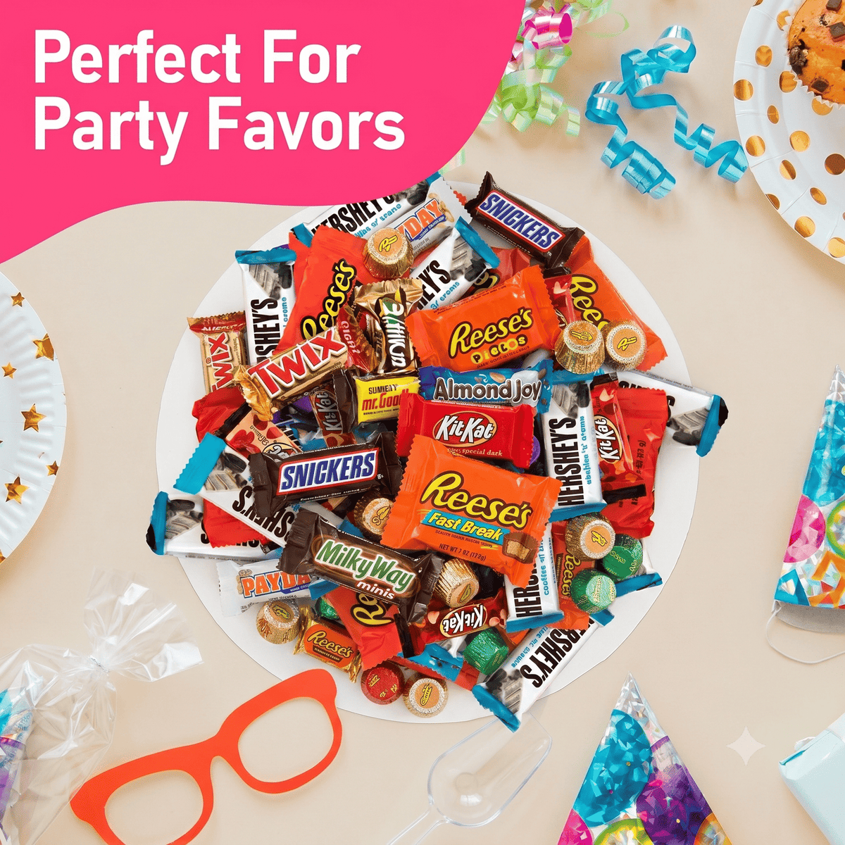 Halloween Chocolate Candy Variety Pack Bulk Assorted Chocolate Individually Wrapped Mini Chocolate Bars 5 lb Bulk Candy
