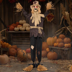 Joyfy Halloween Decorations Outdoor, Sound Activated with LED Eyes & Sound & Motion, Decor for Yard Farm Garden Indoor H