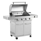 Monument Grills Stainless Steel 4 Burner Propane Gas Grill With Rotisserie - 17842