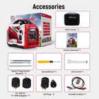 maXpeedingrods 4000 Peak Watt 3200 Running Watt Portable Gas Inverter Generator With Bluetooth App, RV Ready, CO Alarm -