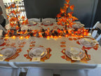 AGCAN 3 Pack Maple Leaf String Light, Total 60 LED 30Ft Artificial Fall Decor Leaf Light USB Operated Centerpiece Table