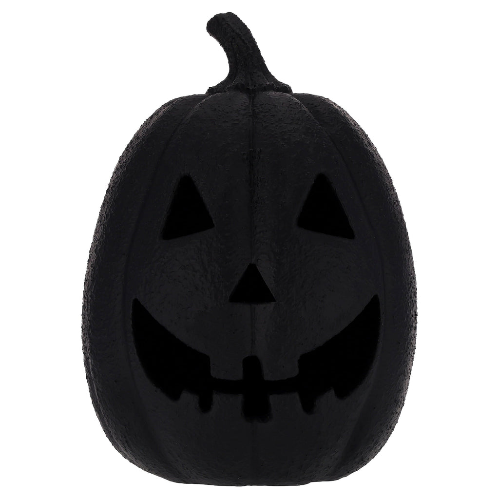 My Texas House Halloween Jack-o'-Lantern Tabletop Decoration, Black, 13"