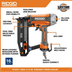 RIDGID 6 Gal. Portable Electric Pancake Air Compressor With 18GA Brad Nailer, 16GA Finish Nailer And 18GA Finish Stapler