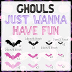 Halloween Bat Letter Balloon Decoration Set - Wall Party Scene Arrangement Combination Accessories