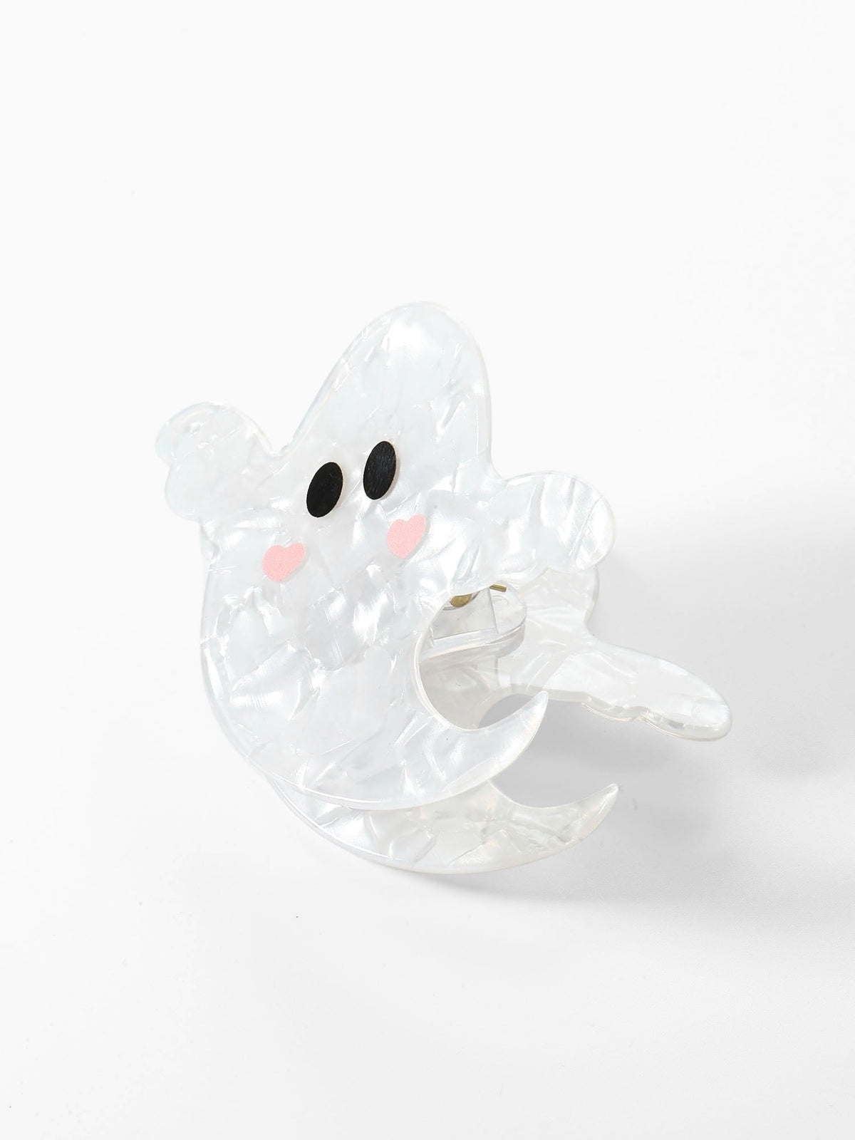 Way to Celebrate Women's Halloween Ghost Claw Clip, Multicolor, 1 Piece