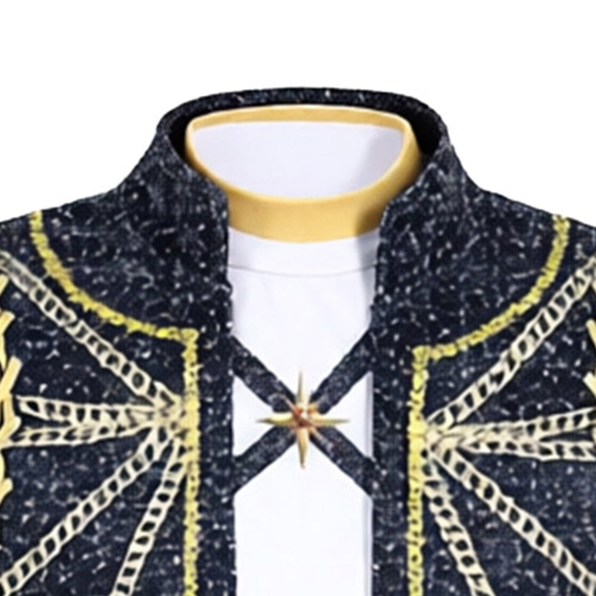 Halloween Costume Pop Star Stage Outfit Pop Idol Jacket Top and Shorts 3-Piece Set
