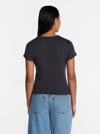 Halloween Stamp Women's Graphic Tee with Short Sleeves, Sizes XXS-XXL