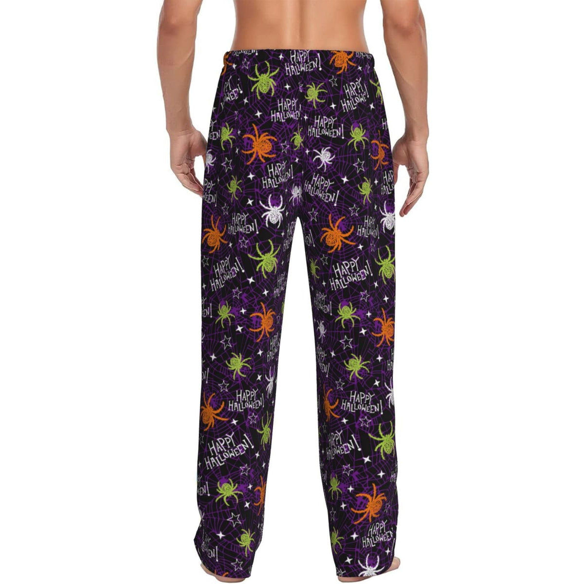 Picia Halloween Mens Soft Woven Cotton Elastic Waistband Sleep Pajama Pant Lounge Sleep Pant With Pockets And Drawstring