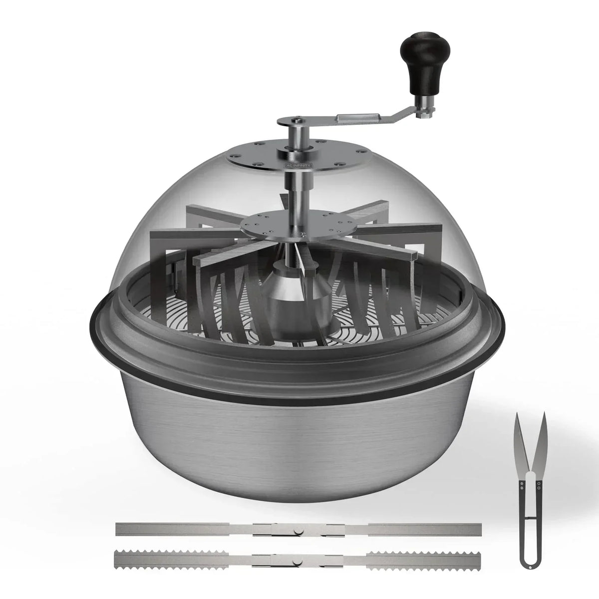 16in Bud Leaf Bowl Trimmer With Stainless Steel Blades