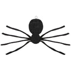 Light-Up Animated Dropping Tinsel Spider Decoration, Black and Red, 2', Halloween by Way To Celebrate