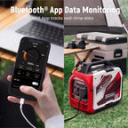 maXpeedingrods 4000 Peak Watt 3200 Running Watt Portable Gas Inverter Generator With Bluetooth App, RV Ready, CO Alarm -