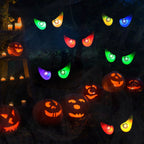 Toodour Halloween Ghost Eyes Lights, 10 LED Battery Halloween Lights with RGB Flashing Eyes, Waterproof Spooky Eyeball H