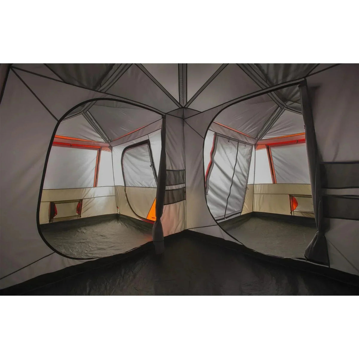Ozark Trail 12-Person 3-Room Quick-Pitch Cabin Tent, 4.88 m x 4.88 m - WMT-161682B
