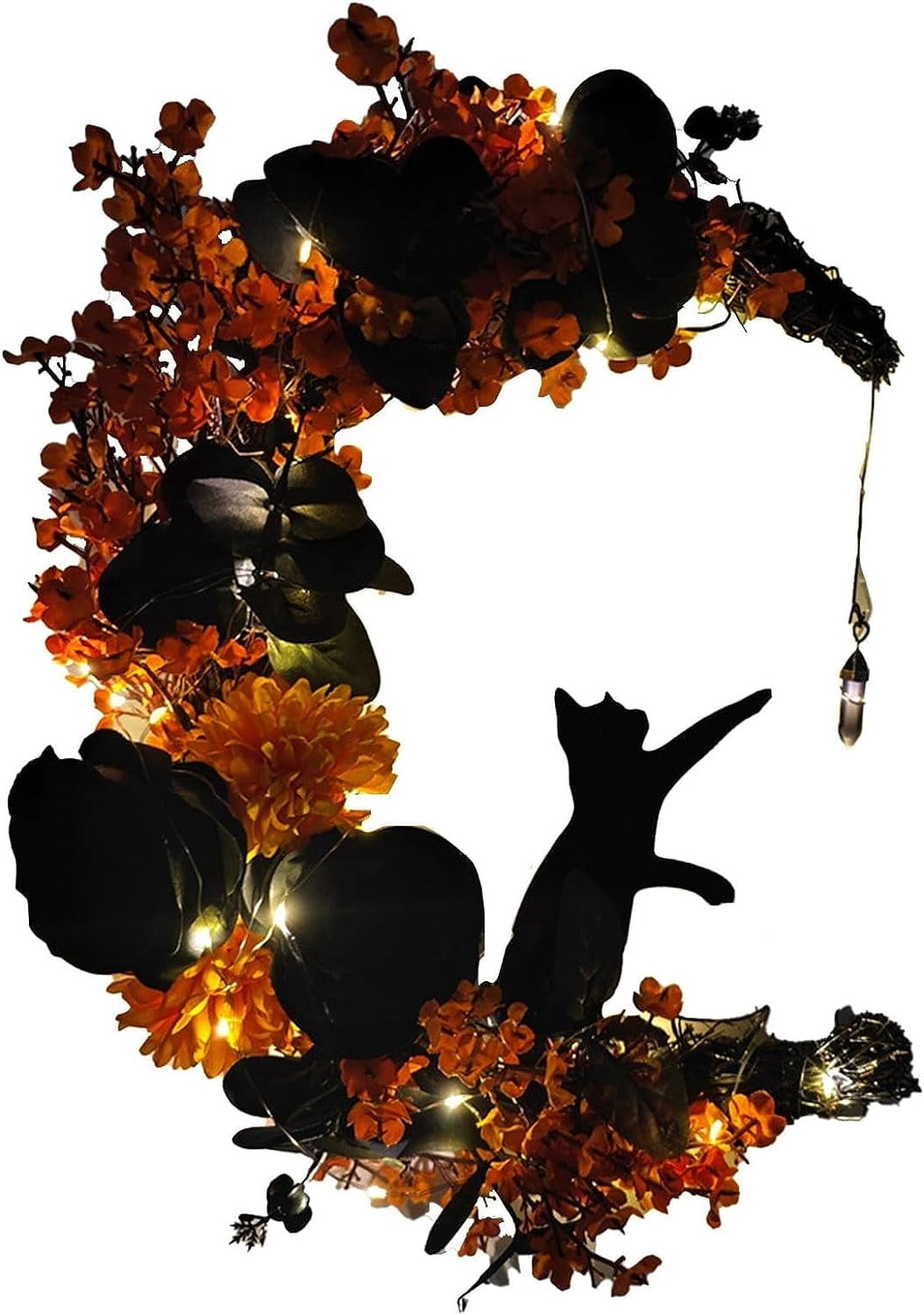 Wiher Halloween Wreaths with Lights for Front Door