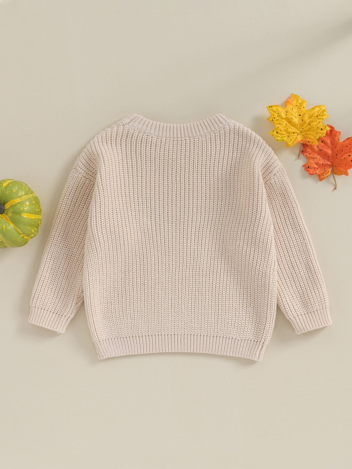 Loicainy Toddler Baby Boy Girl Halloween Knit Sweater 3 6 9 12 18 24 Months 2T 3T Long Sleeve Crewneck Letter Embroidery