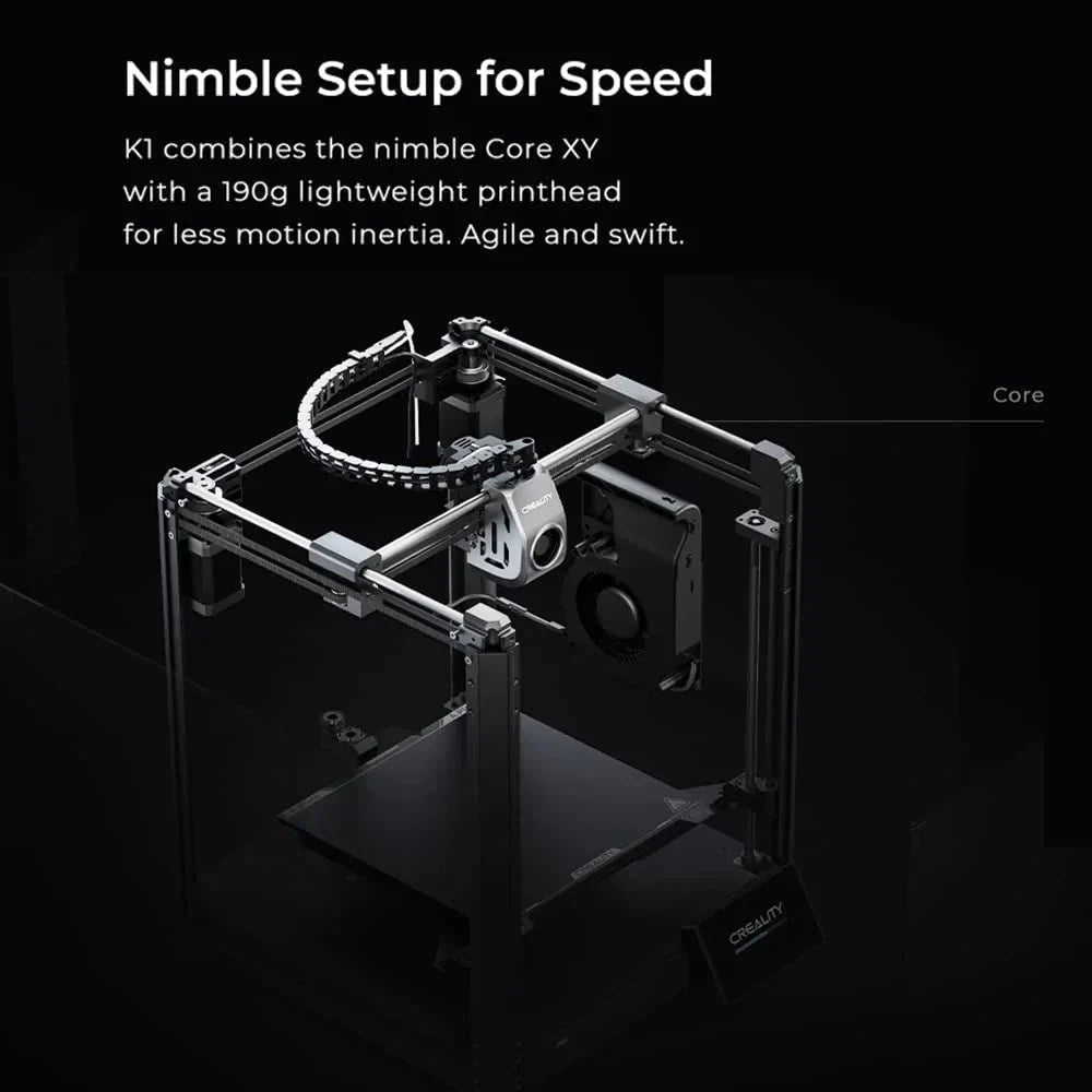 Comgrow Creality Smart G Auto Leveling 3D Printer With Dual-Gear Extruder, 250mm - K1