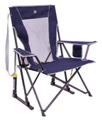 GCI Outdoor Comfort Pro Rocker Foldable Rocking Camp Chair, Indigo