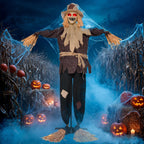 Joyfy Halloween Decorations Outdoor, Sound Activated with LED Eyes & Sound & Motion, Decor for Yard Farm Garden Indoor H