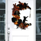 Wiher Halloween Wreaths with Lights for Front Door