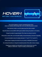 Hover-1 Electric Scooter, 300W, 14 MPH, 16-Mile Range, Black - Journey
