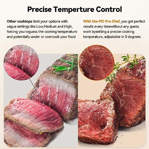 Nuwave Gold Precision Induction Cooktop With Large 8 Heating Coil - Gold