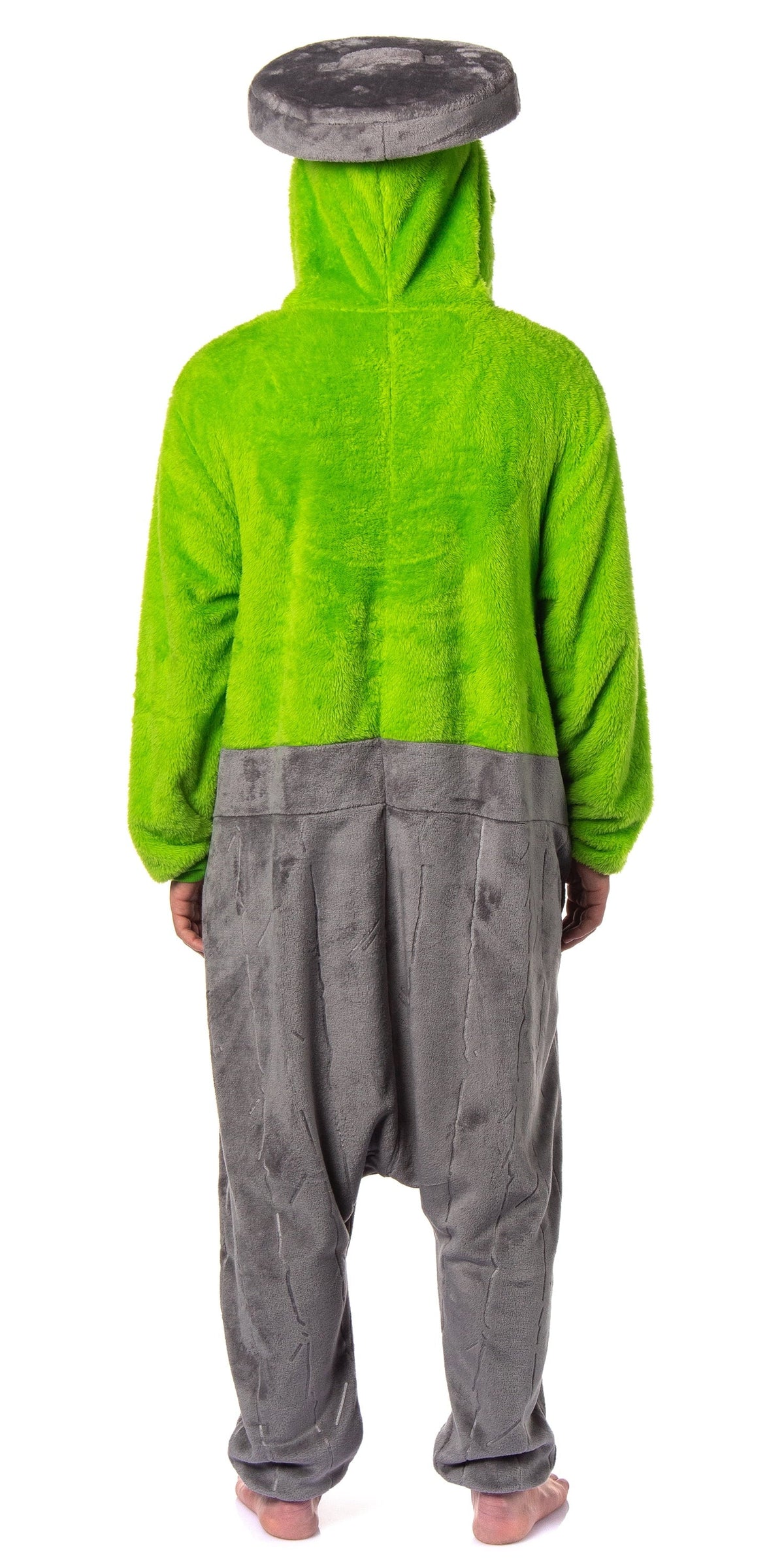 Sesame Street Union Suit Adult Kigurumi Costume Pajama Fleece Hooded One Piece