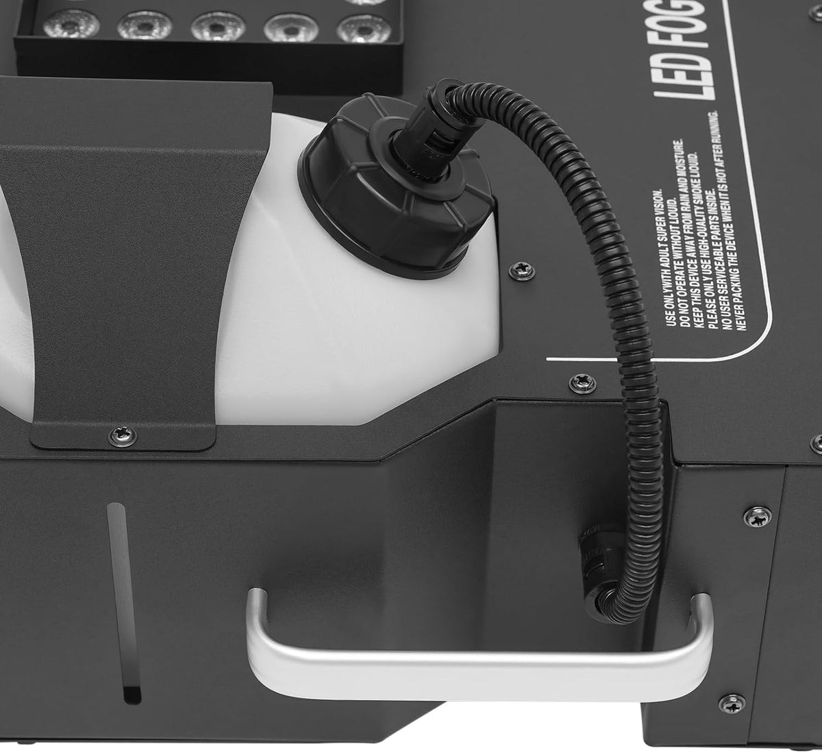 1500W Fog Machine Portable Fog Maker Machine with LED Lights and Remote Control for Wedding Halloween Party Stage Effect