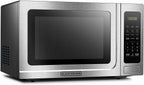 BLACK+DECKER 1.4 Cu Ft 1000 Watt Countertop Microwave Oven, Stainless Steel