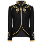 Men LYXSSBYX Mens Jackets Fall Fashion Halloween Men's Costume Men's Mid Length Retro Tuxedo Costume