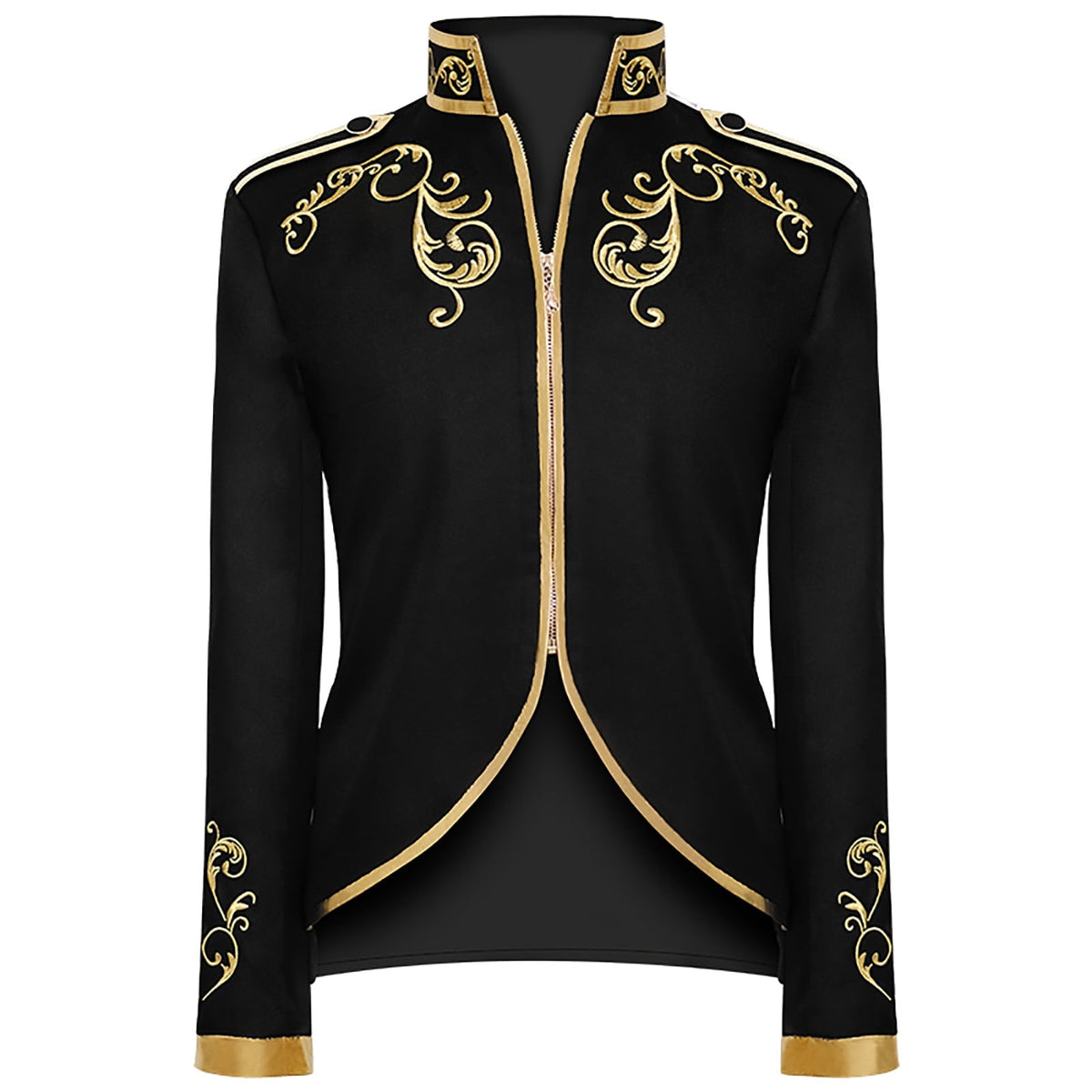 Men LYXSSBYX Mens Jackets Fall Fashion Halloween Men's Costume Men's Mid Length Retro Tuxedo Costume